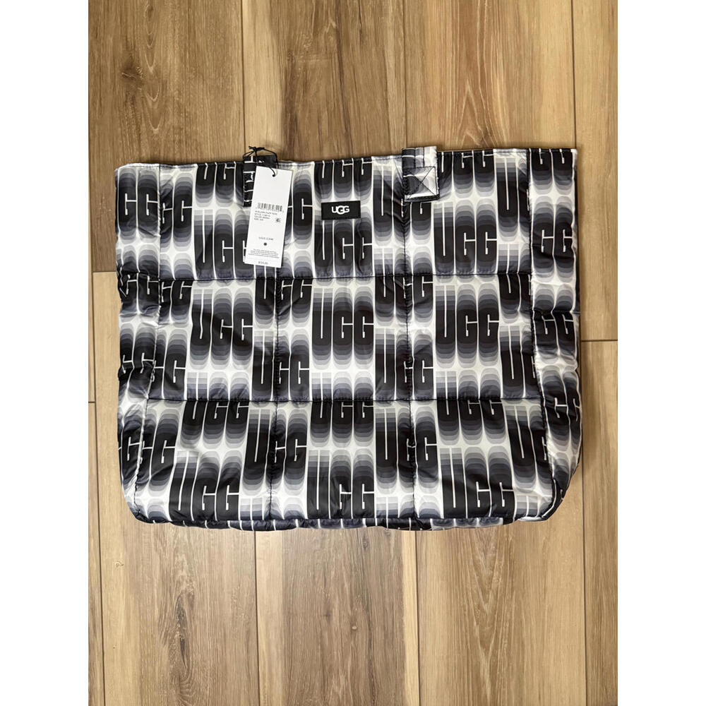 NWT! UGG Ellory Puff Tote Bag in Wavelength Black - Picture 1 of 6